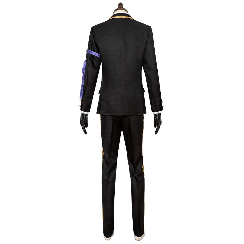 Traje de Cosplay Twisted Wonderland Azul Floyd Jade Conjunto Completo para Halloween - Fantasia Cosera