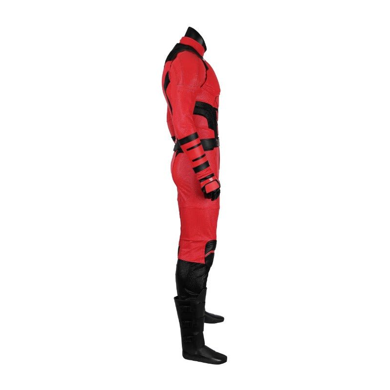 Traje de Cosplay Daredevil Piel Roja Matt Murdock Halloween Conjunto Completo - Fantasia Cosera