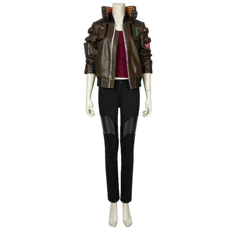 Chaqueta de Cosplay Femenina Cyberpunk 2077 - Traje de Cosplay Futurista para Mujeres - Fantasia Cosera