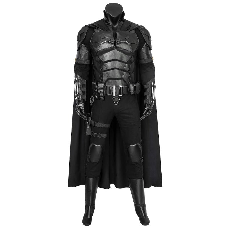 Traje de Cosplay de Piel PU de la Versión de la Película de Batman para Halloween y Fiestas - Fantasia Cosera