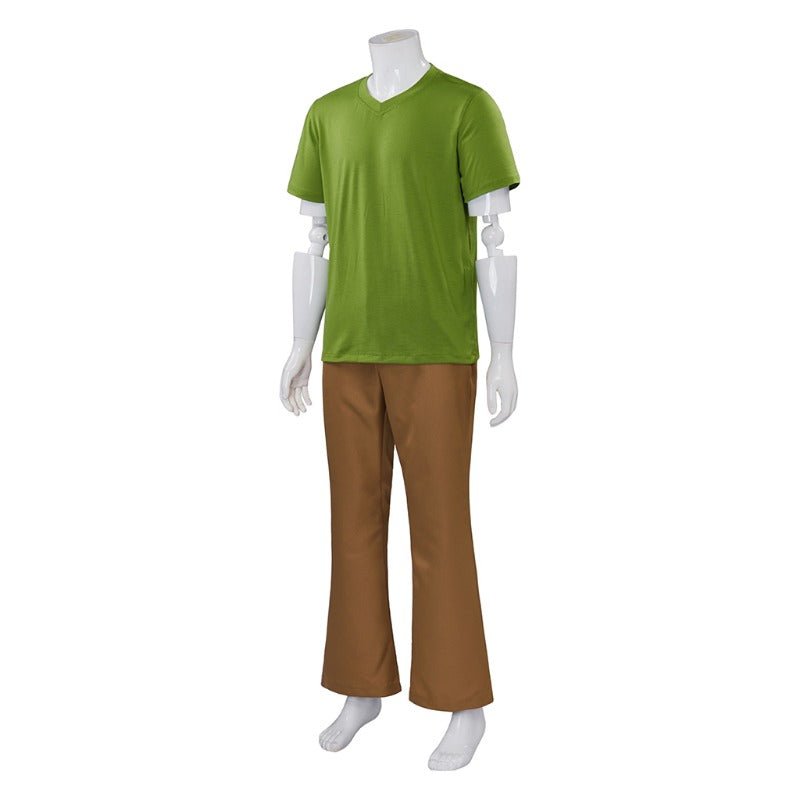 Disfraz Verde Desgastado para Hombres – Outfit de Cosplay de Anime para Halloween con Camisa y Pantalones - Fantasia Cosera