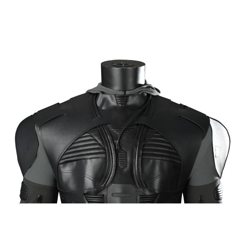 Traje de Cosplay Paul Atreides Fremen Stillsuit de Dune 2 con Mono y Máscara - Fantasia Cosera