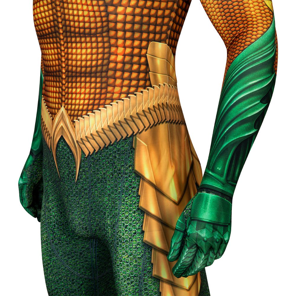 Traje de Aquaman 2 - Bodysuit Premium para Fans de la Película - Fantasia Cosera
