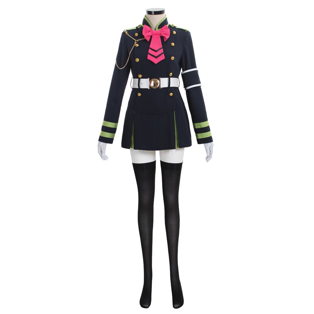 Traje de Cosplay de Shinoa Hiragi de Seraph of the End - Uniforme para Convenciones de Anime y Halloween - Fantasia Cosera