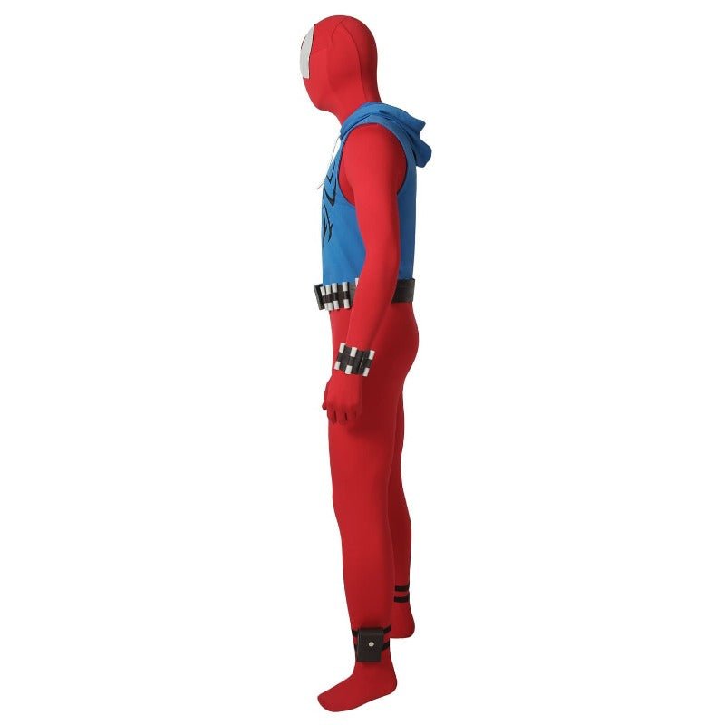 Traje de Cosplay de Scarlet Spider Ben Reilly - Atuendo Auténtico del Spider-Verse - Fantasia Cosera