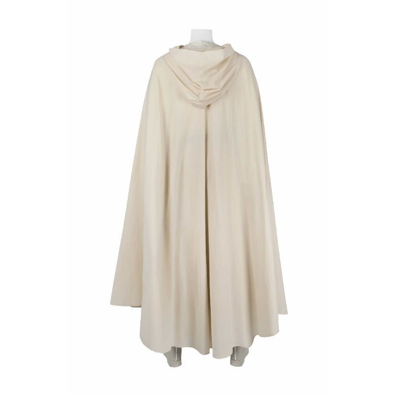 El Señor de los Anillos Gandalf el Blanco Disfraz Completo con Capa y Zapatos - Fantasia Cosera