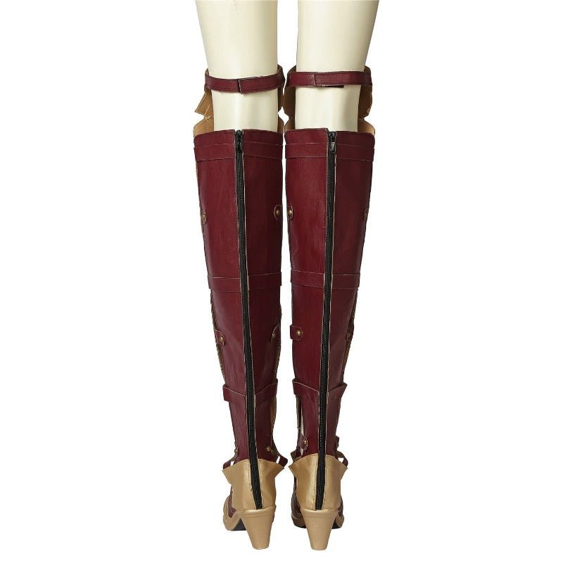 Traje de Cosplay de Diana Prince WW con Botas - Outfit Inspirado en la Película - Fantasia Cosera