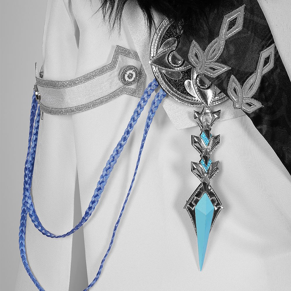 Traje de Genshin Impact Fatui Cloak para Pierr Pantalone Tartaglia Harlequin Doctor Sandrone Columbina Regretor - Fantasia Cosera