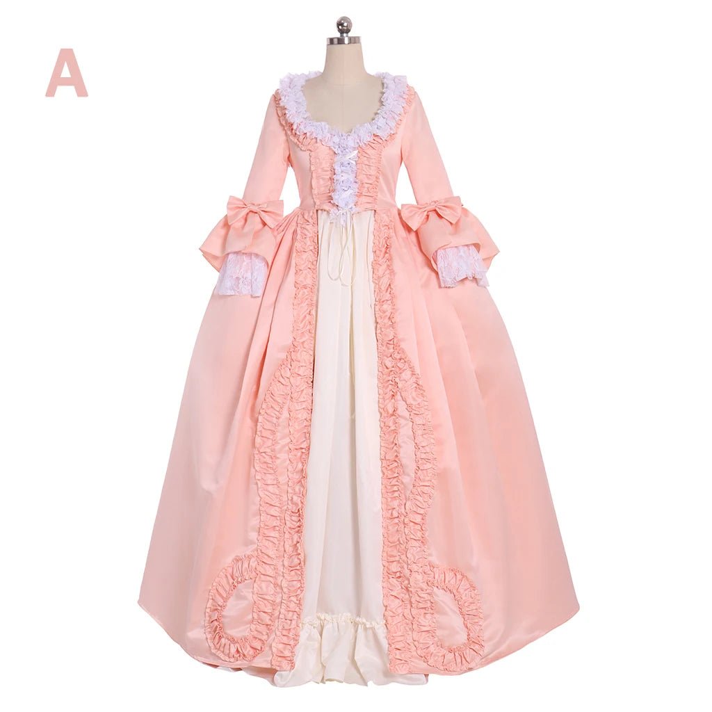 Vestido Rosa Rococo de Marie Antoinette | Traje de Boda del Siglo XVIII - Cosplay y Traje Histórico - Fantasia Cosera