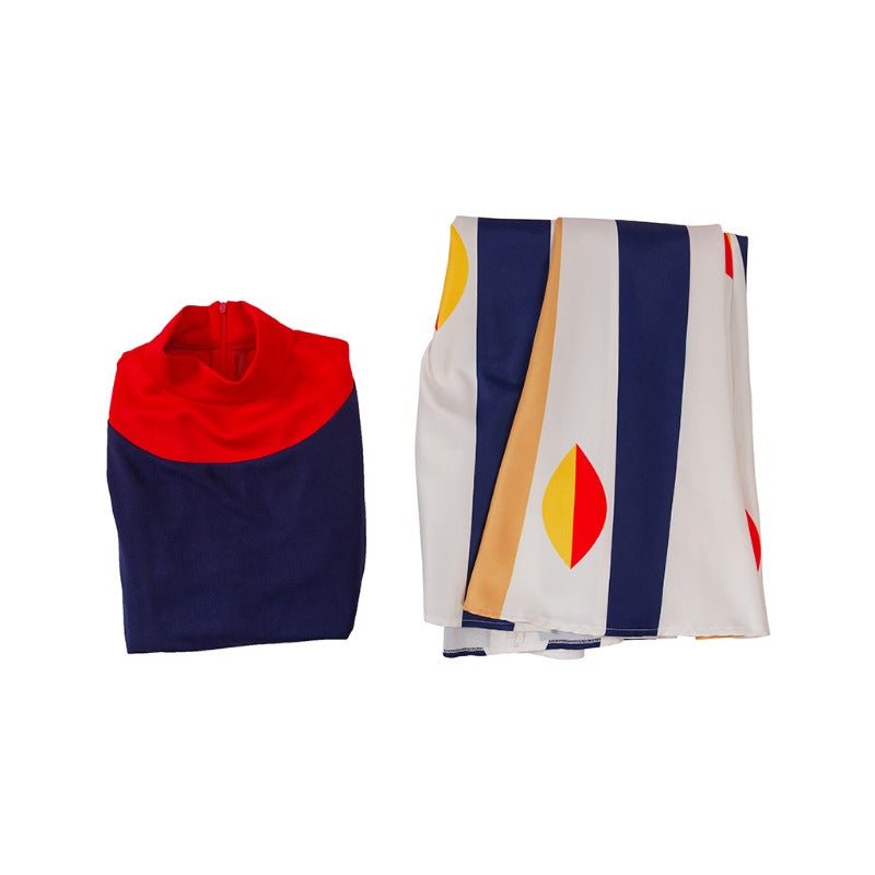 Traje de Cosplay de Franny Robinson - Vestido Midi de Manga Larga para Mujeres - Fantasia Cosera