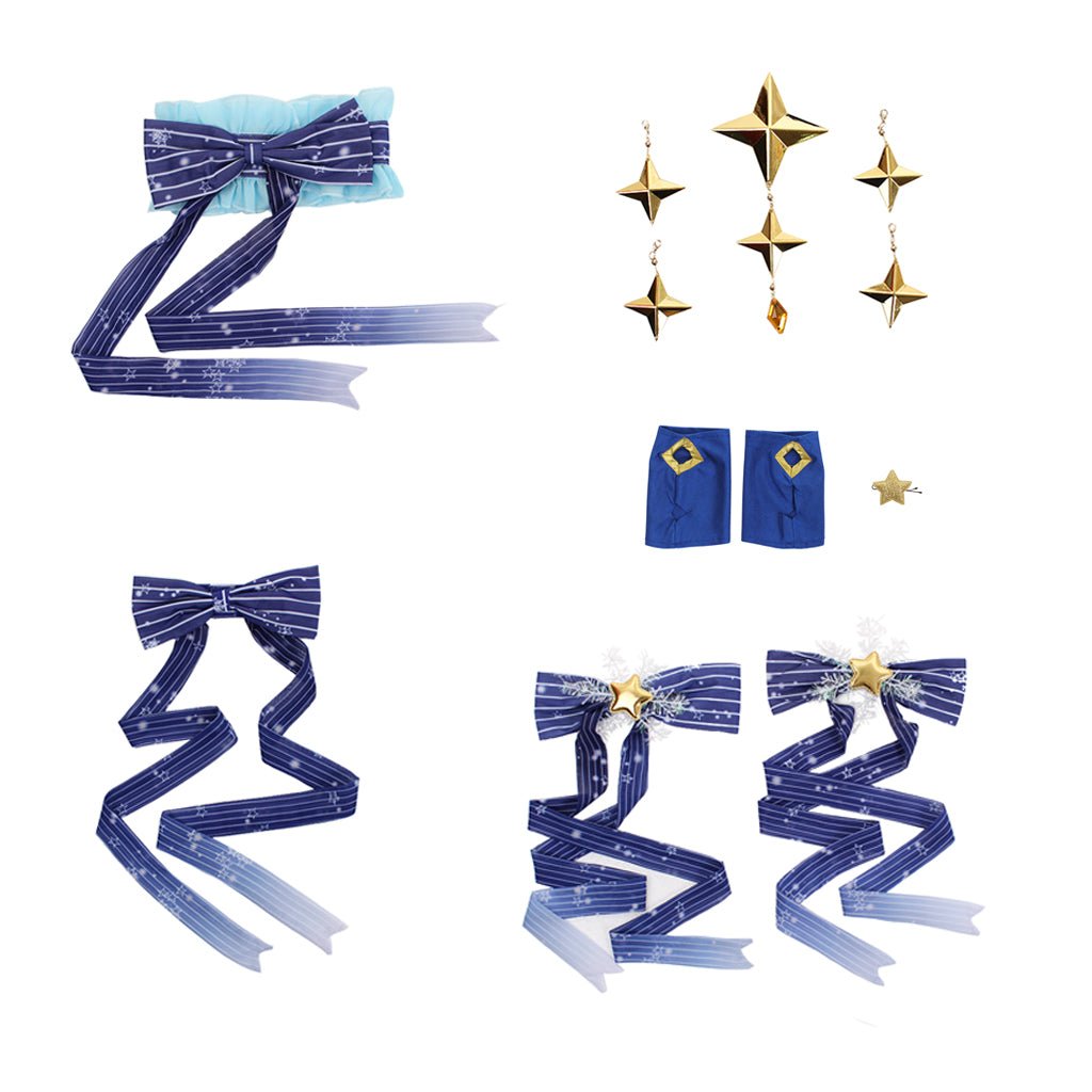 Traje de Cosplay Snow Miku de Hatsune Miku para Fans de Anime - Fantasia Cosera