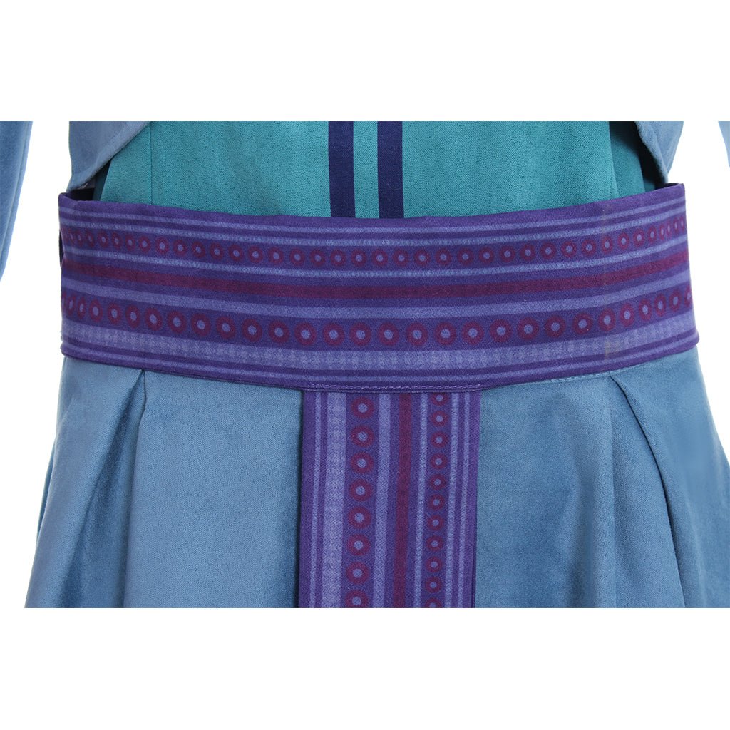 Traje de Cosplay de Anna Princesa | Conjunto de Camisa, Falda y Abrigo para Mujer Adulta en Halloween y Eventos Disney - Fantasia Cosera