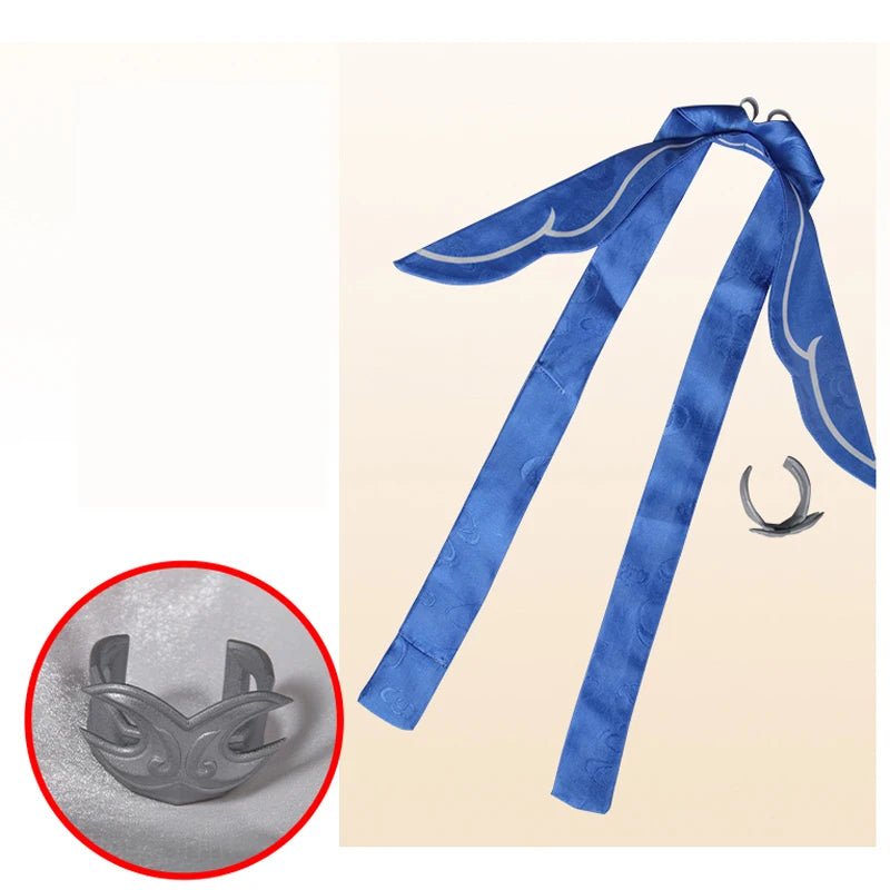 Traje de Cosplay Jingliu de Honkai Star Rail para Hombres Adultos y Juveniles - Fantasia Cosera