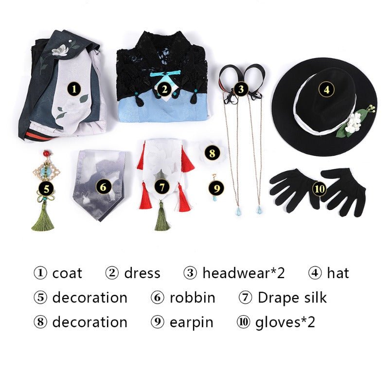 Traje de Cosplay Anime Jasmine Miku - Vestido de Carnaval de Halloween Miku Contigo 2021 - Fantasia Cosera