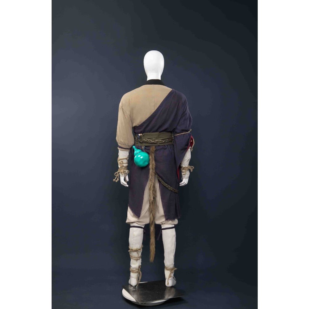 Traje de Cosplay de Sun Wukong de Black Myth: Wukong - Atuendo del Peregrino - Fantasia Cosera