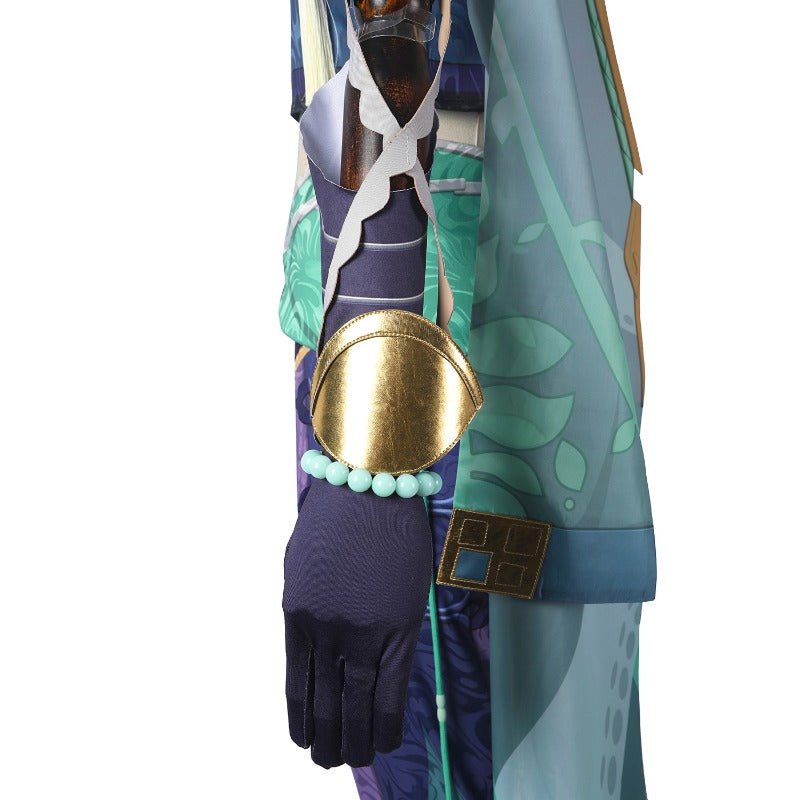 Disfraz de Baizhu de Genshin Impact Tamaño Estándar Traje de Halloween - Fantasia Cosera