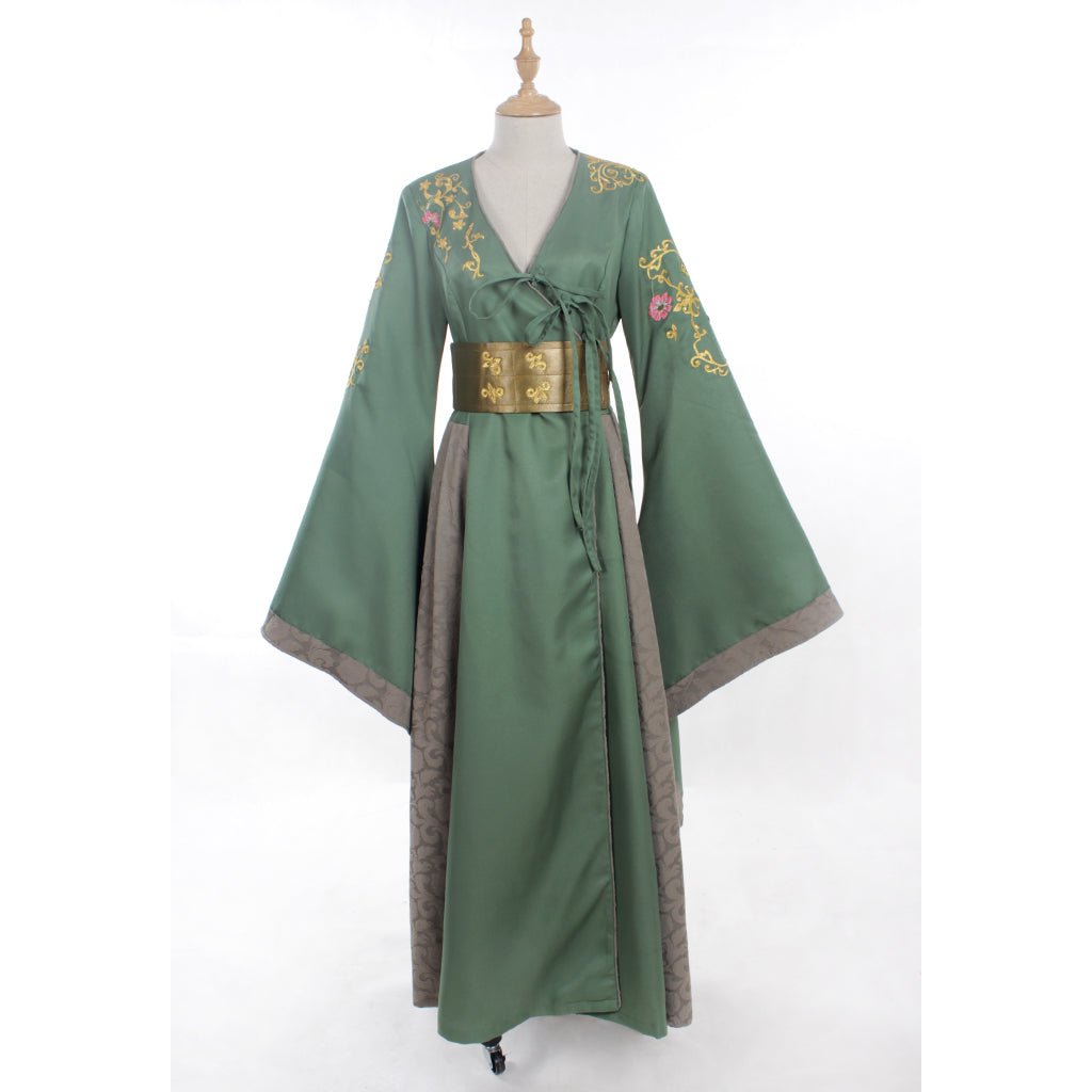 Vestido Verde de Cersei Lannister para Adultos | Disfraz de Cosplay para Mujer | Halloween y Carnaval | Cosplay de Series y Películas - Fantasia Cosera