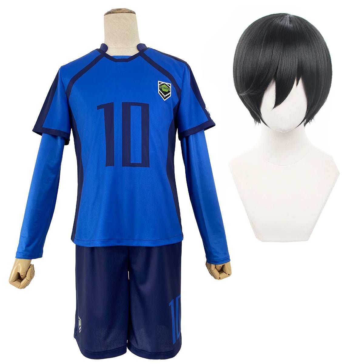 Disfraz y Peluca de Cosplay de Blue Lock: Isagi Bachira, Chigiri Nagi, Rin Sae, Itoshi Kaiser, Reo Hiori, Barou Shidou, Niko Yukimiya - Fantasia Cosera