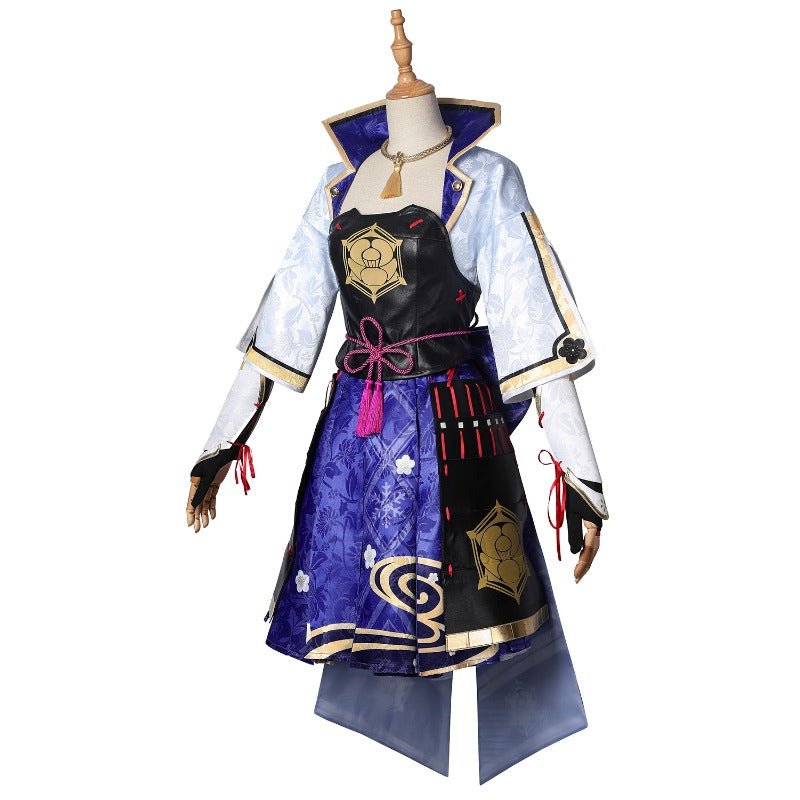 Traje de Cosplay de Kamisato Ayaka de Genshin Impact - Conjunto Completo para Halloween - Fantasia Cosera