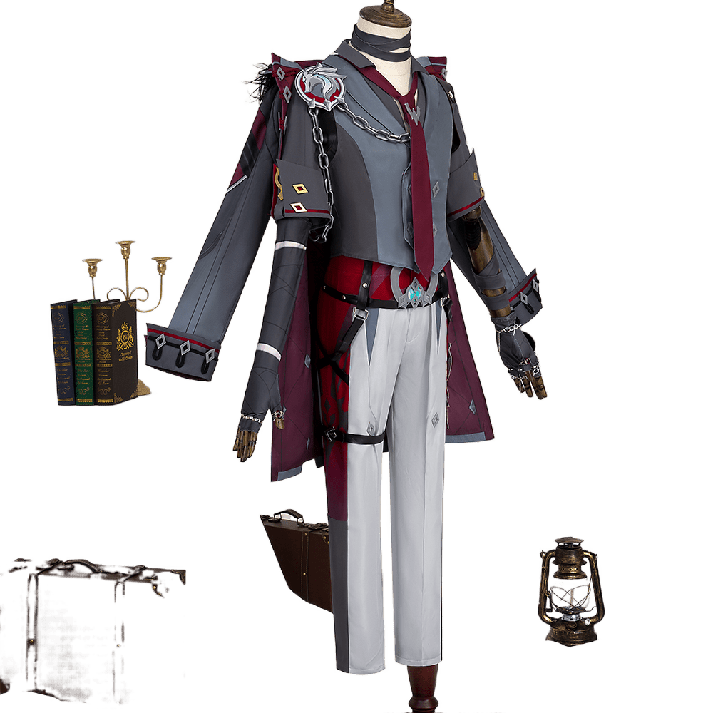 Traje de Cosplay de Wriothesley de Genshin Impact para Hombres - Fantasia Cosera