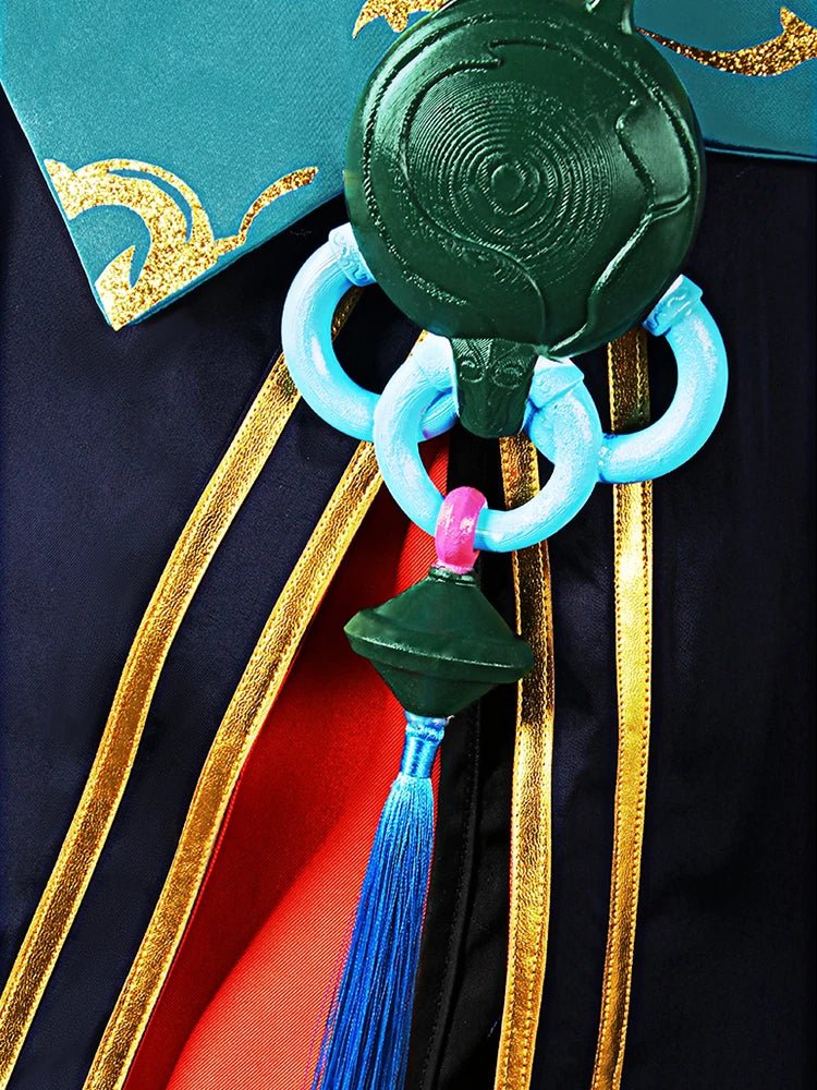 LOL El Visionario Hwei Traje de Cosplay LOL Arte Splash Lukai Hwei Campeón Hombre Traje de Cosplay Halloween Conjunto Completo - Fantasia Cosera