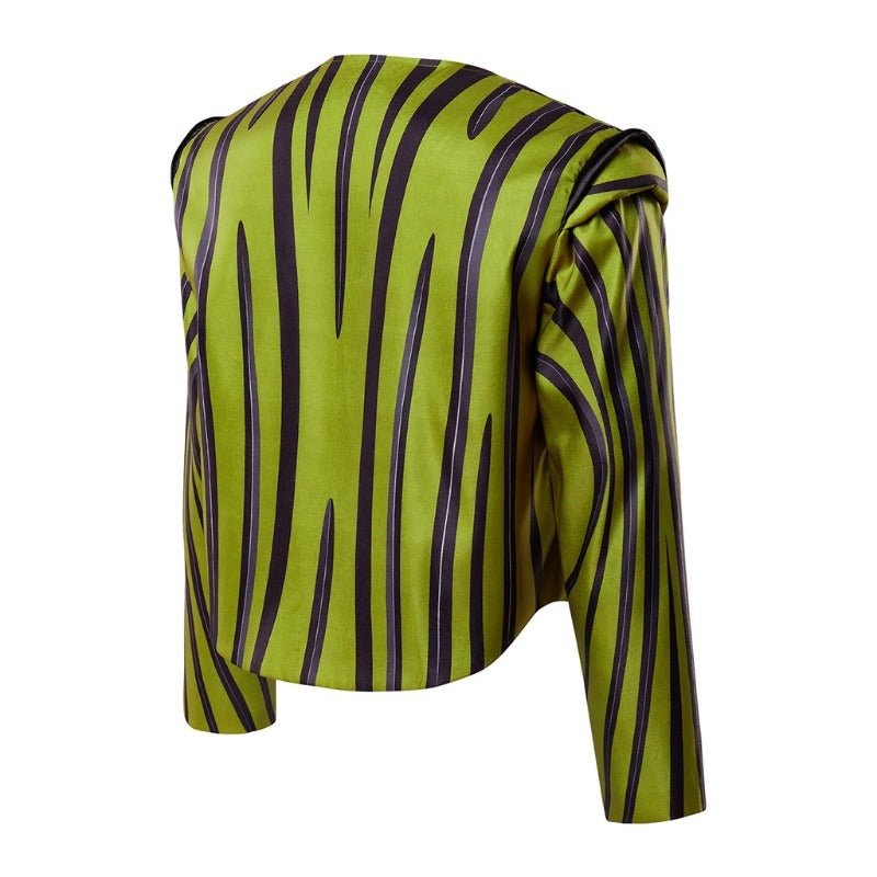 Traje de Cosplay de Griff Tannen Chaqueta Verde para Hombre Halloween Ropa Callejera - Fantasia Cosera