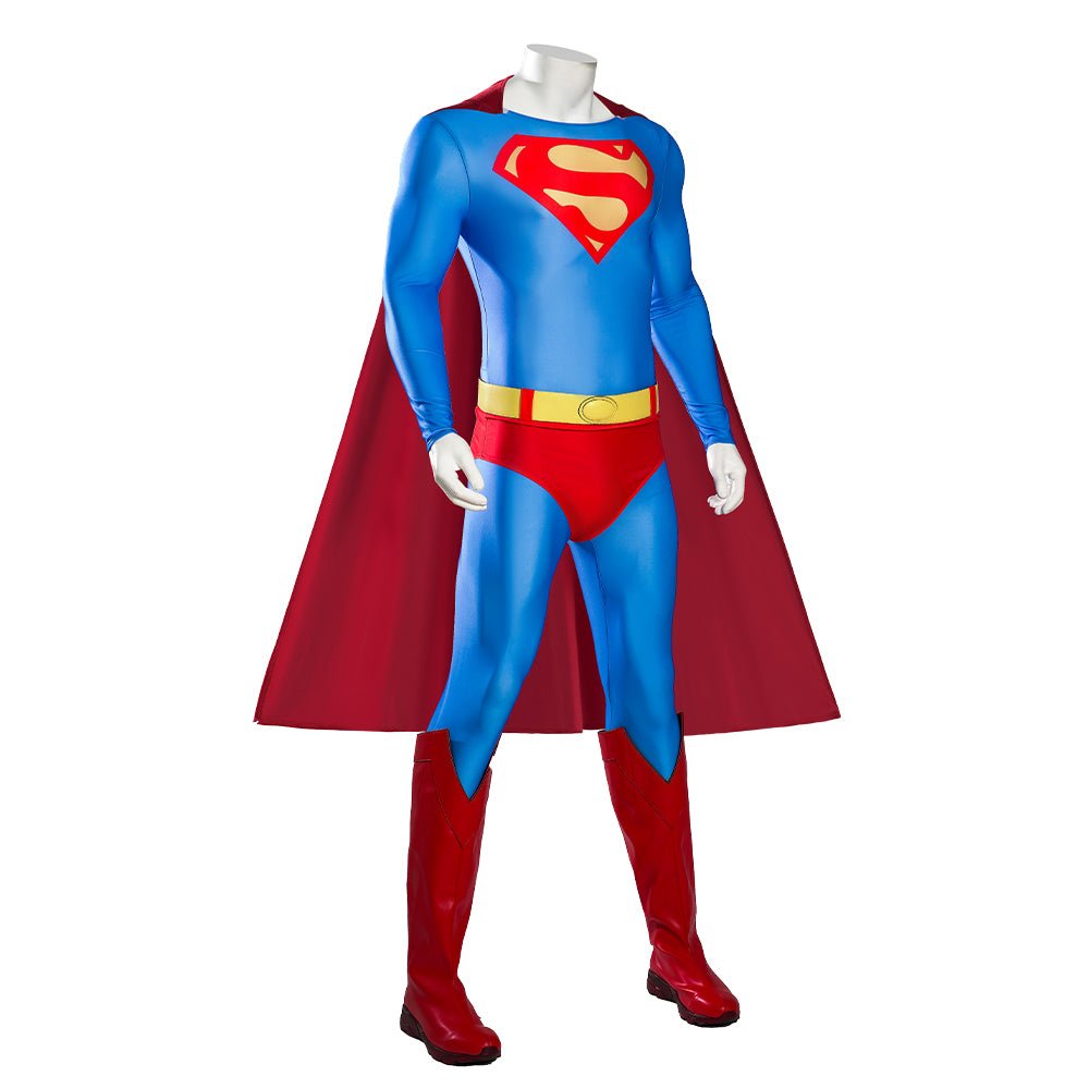 Traje de Cosplay de Superman 1978 Edición Este - Outfit de Clark Kent - Fantasia Cosera