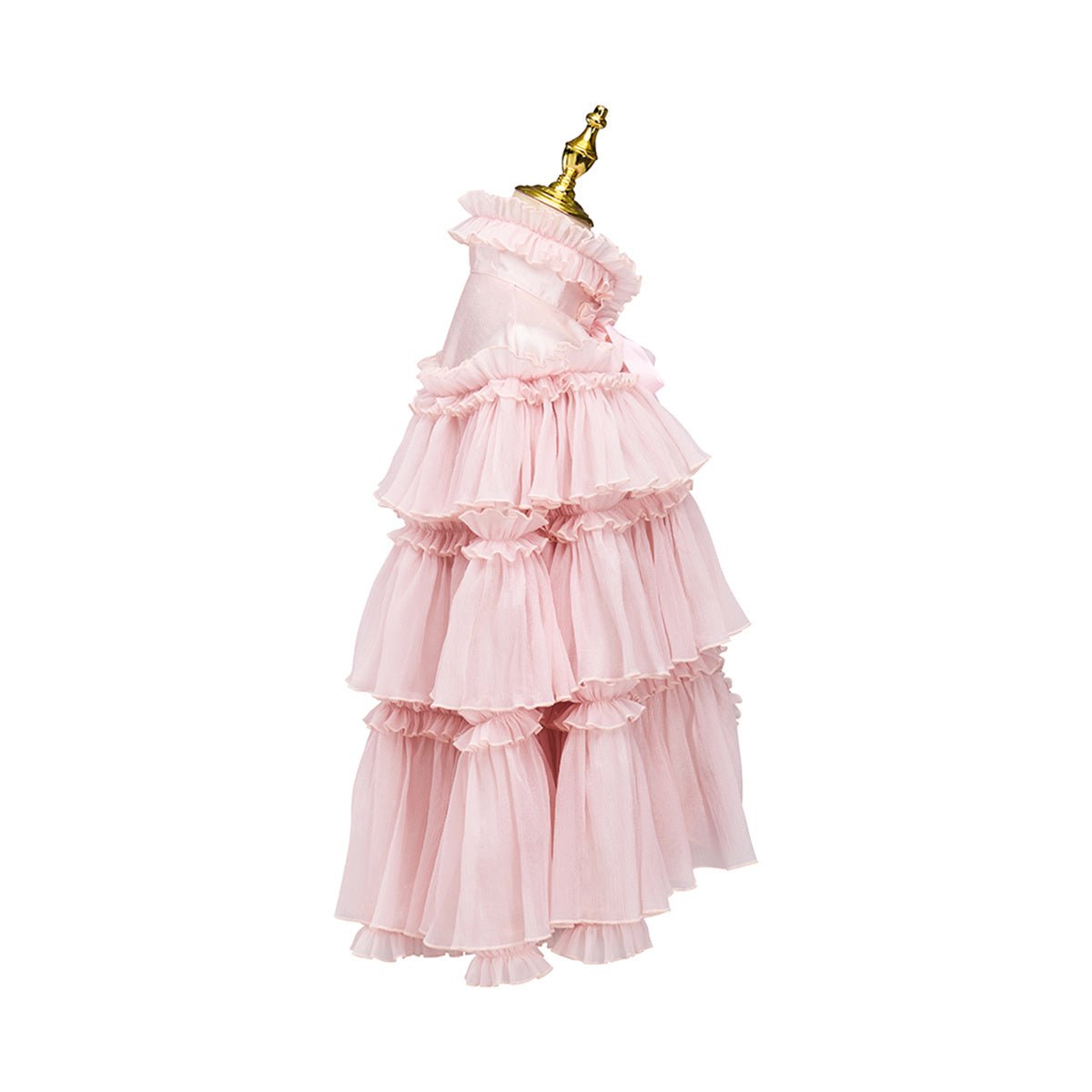 Capa Rosa de Longitud Media para Cosplay - Fantasia Cosera