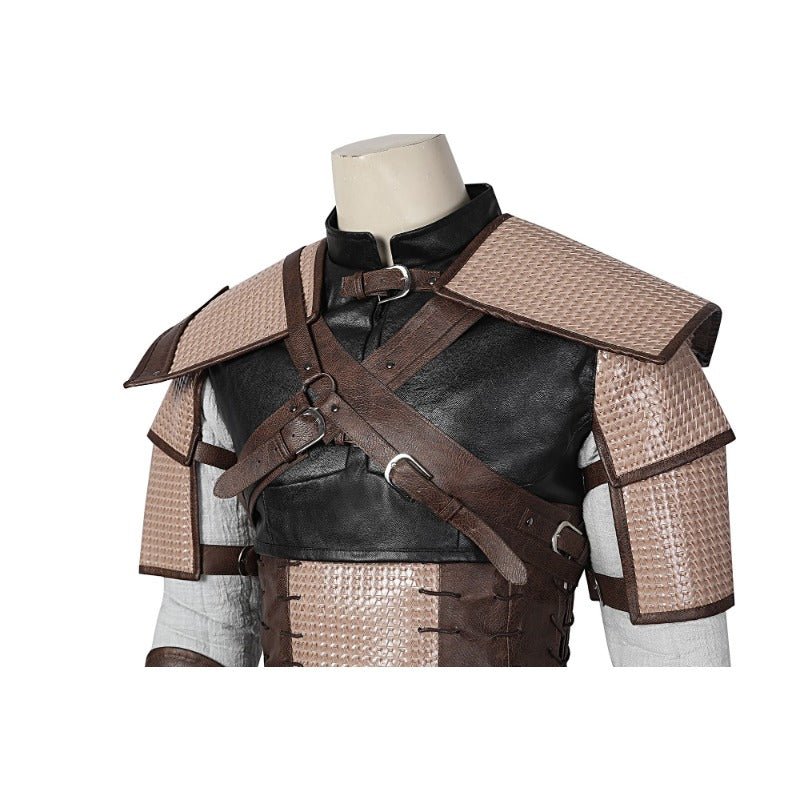 Traje de Cosplay de Geralt de Rivia de The Witcher 3 - Chaqueta de Cuero para Halloween y Eventos - Fantasia Cosera