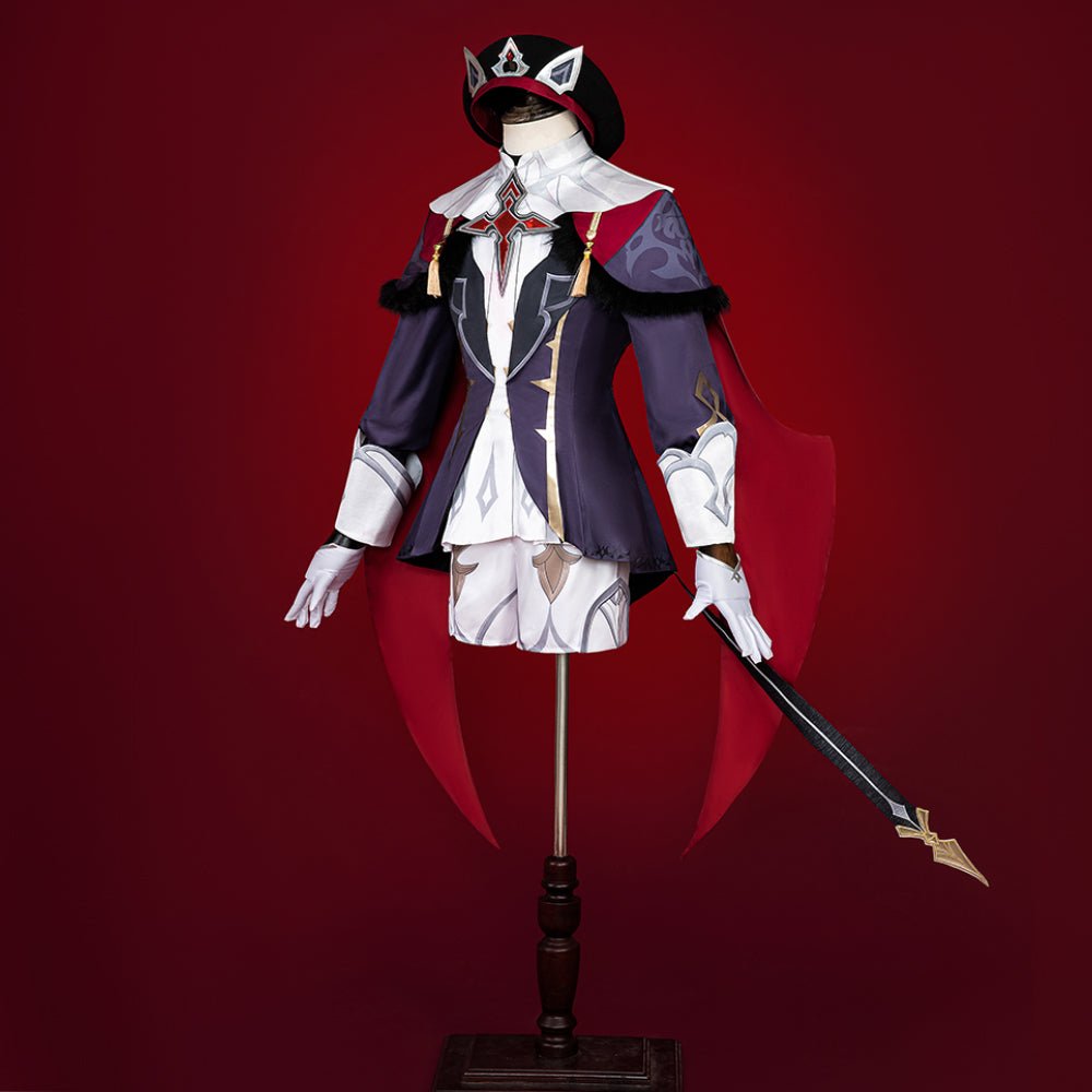Traje de Cosplay de Lisa de Genshin Impact para Hombres - Fantasia Cosera