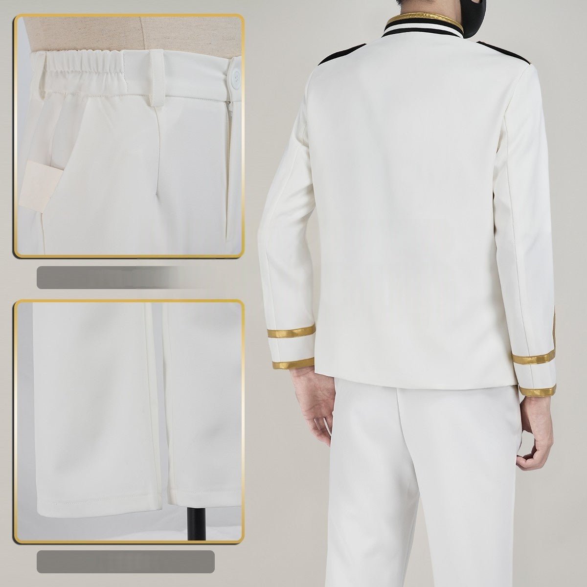 Traje de Cosplay de Kiku Honda de Hetalia: Axis Powers - Outfit Anime de Calidad Premium - Fantasia Cosera