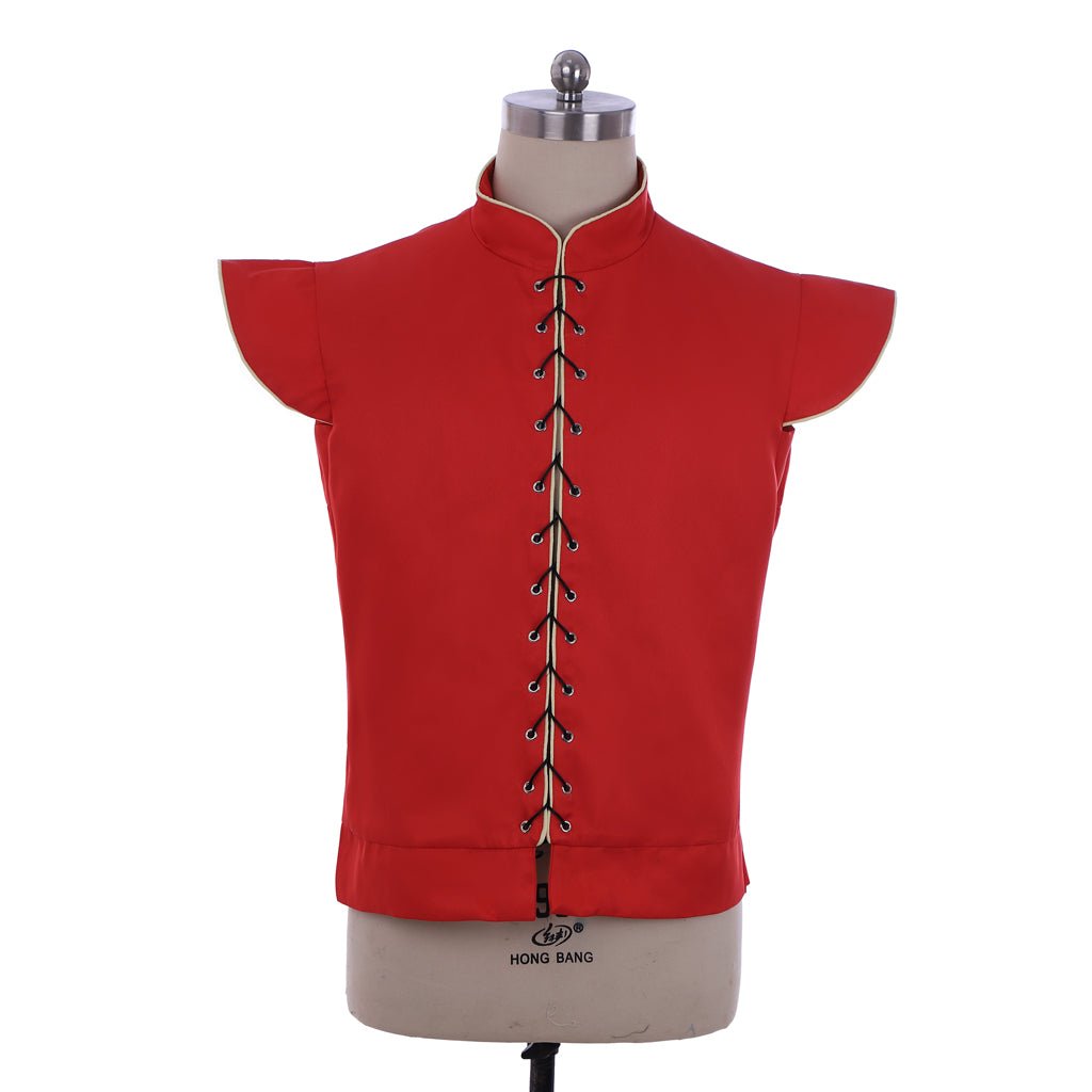 Chaleco Doble Medieval Renacentista Gótico para Hombres - Rojo Retro Disfraz de Cosplay | Fantasía Cosera - Fantasia Cosera