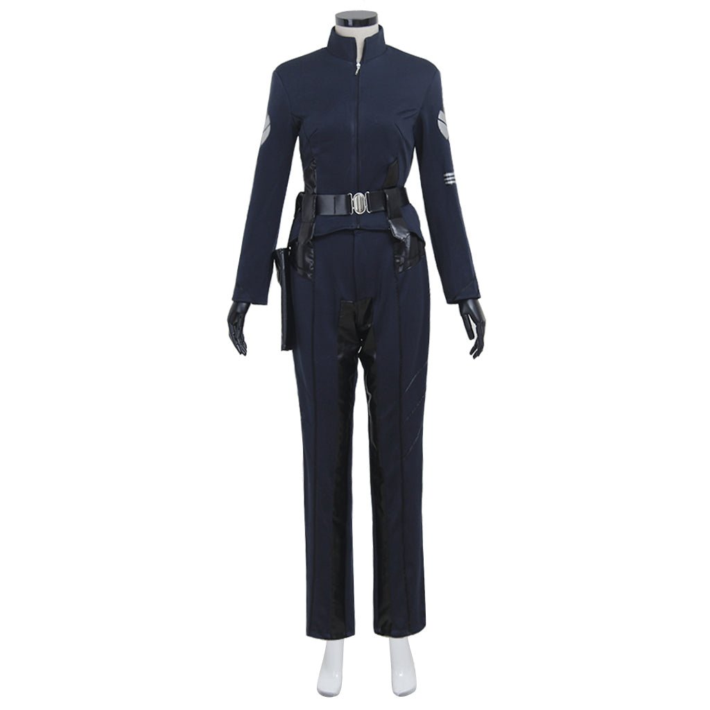 Traje de Cosplay de María Hill de Agentes de SHIELD - Uniforme de Subdirectora para Adultos - Fantasia Cosera