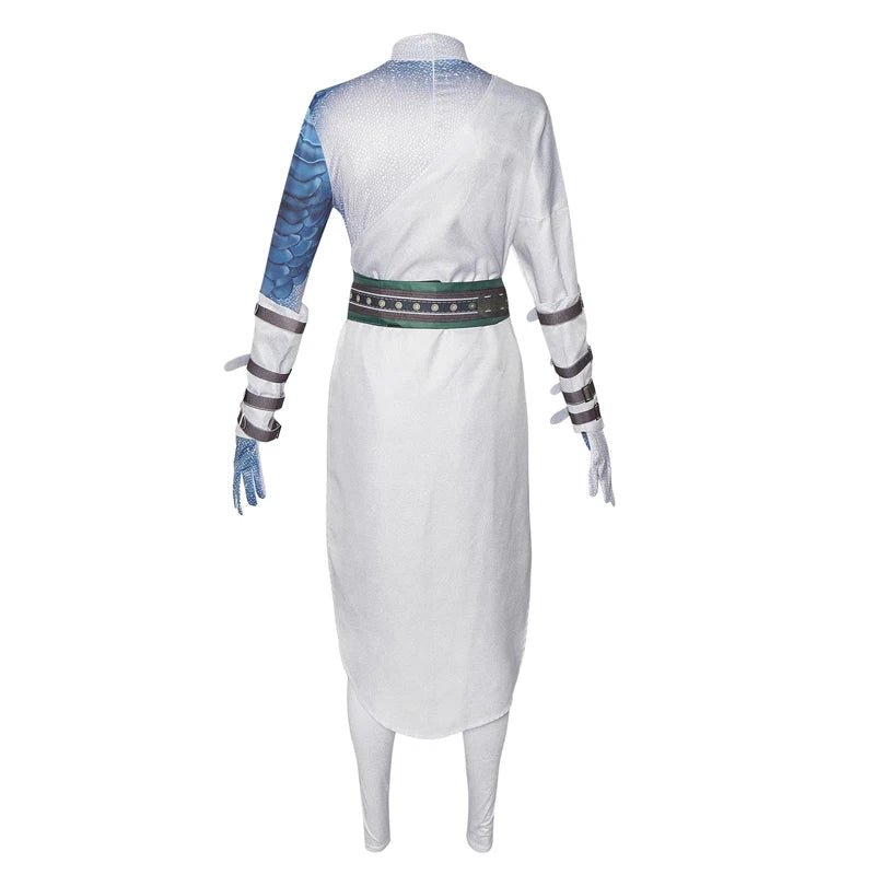 Traje de Cosplay Noble de Blanco de Black Myth Wukong | Túnica Blanca para Halloween para Hombres | Diseño Elegante para Fans - Fantasia Cosera