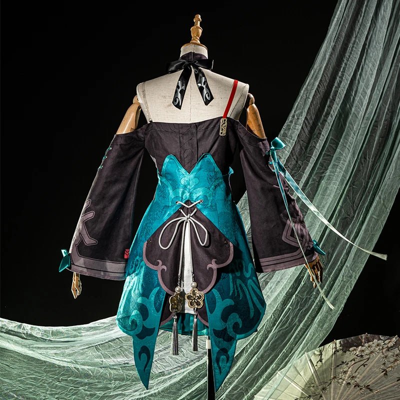 Traje de Cosplay Qingque de Honkai Star Rail para Mujer - Uniforme para Fiestas, Halloween y Carnaval - Fantasia Cosera