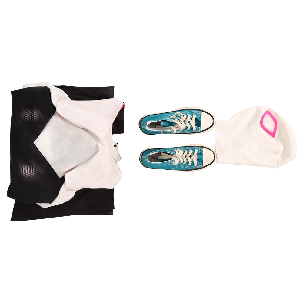Traje de Cosplay de Spider-Man: A través del Spider-Verse para Mujer - Gwen Stacy - Fantasia Cosera