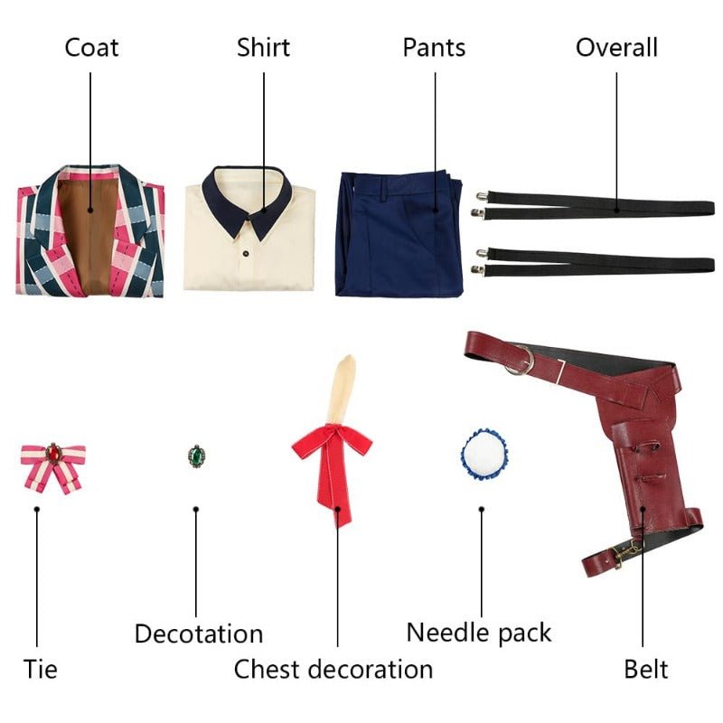 Traje de Cosplay de Chloe de Promise of Wizard Uniforme del País Occidental para Halloween y Navidad - Fantasia Cosera