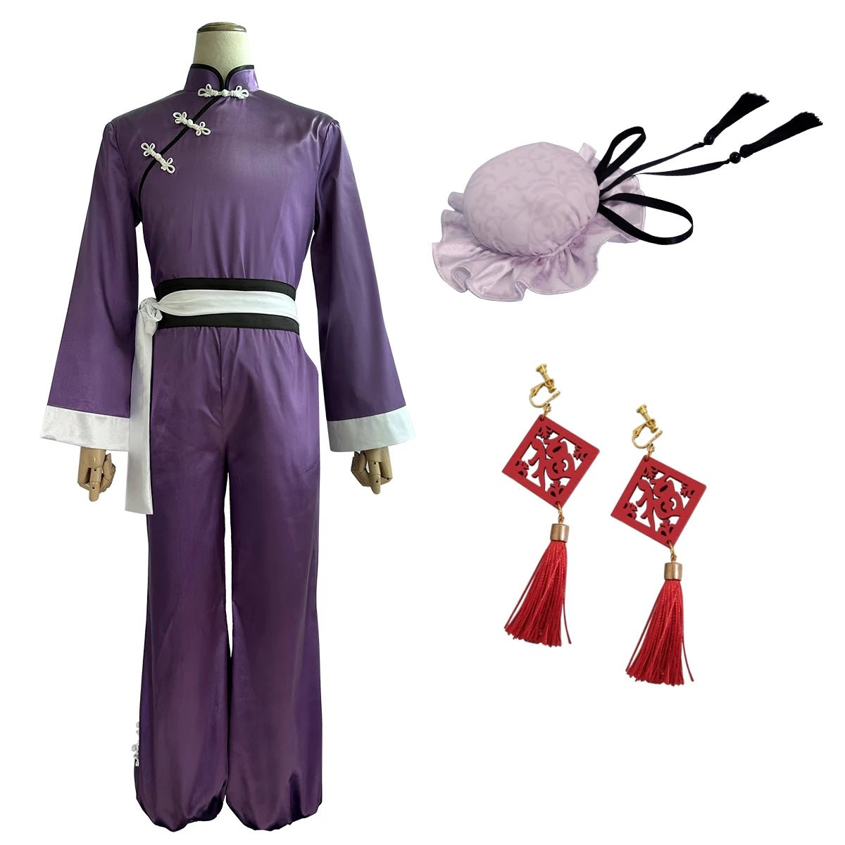 Traje de Cosplay Reo Mikage de Blue Lock - Traje Kung Fu Tang con Peluca de Fibra Sintética Ajustable para Halloween - Fantasia Cosera