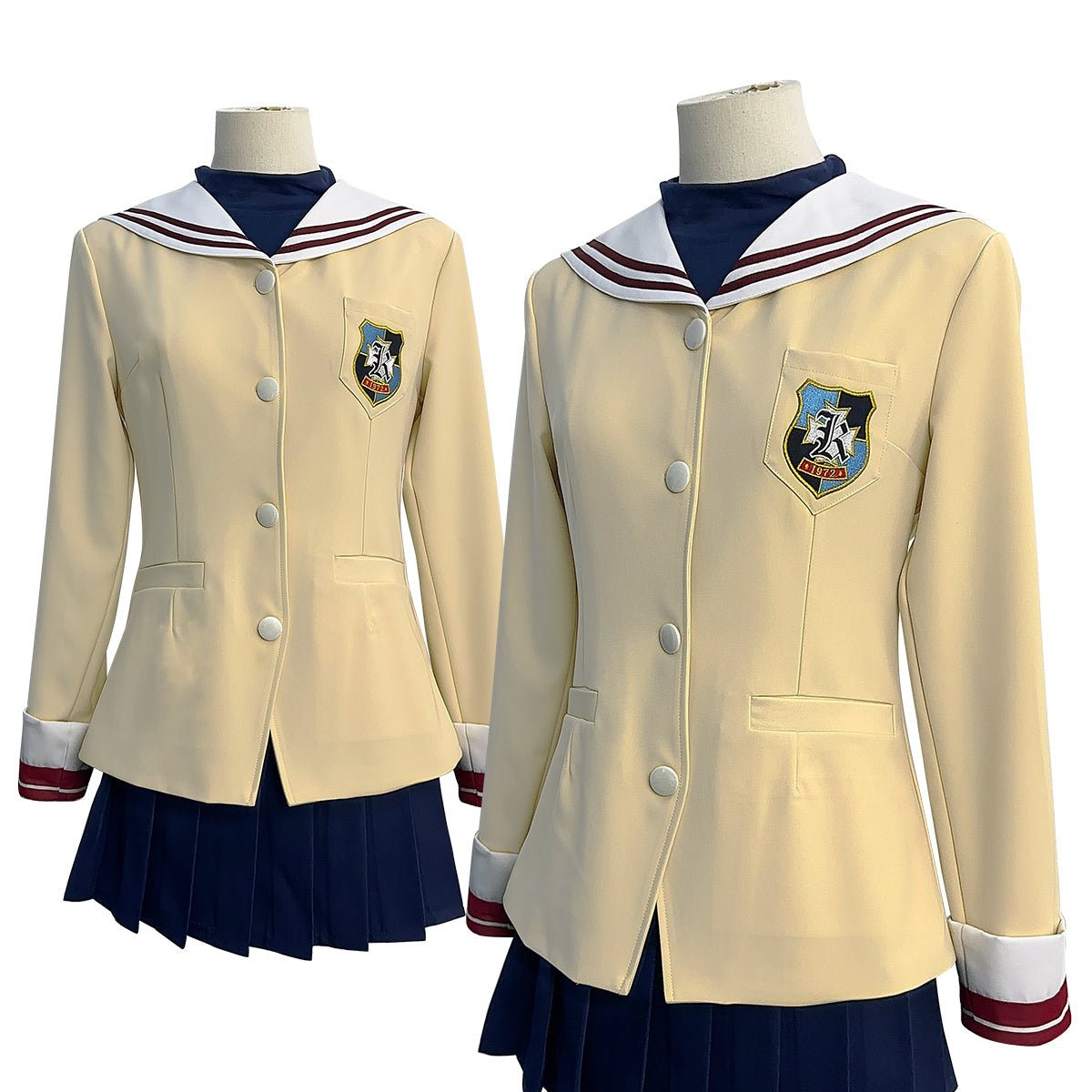 Trajes de Cosplay de Nagisa Furukawa y Kyou Fujibayashi de CLANNAD - Fantasia Cosera