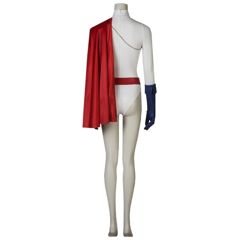 Traje de Power Girl Cosplay - Outfit Auténtico de Superheroína DC para Fans - Fantasia Cosera