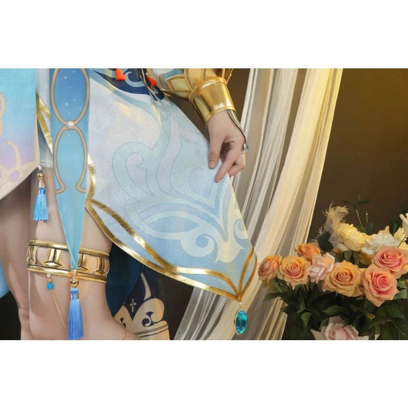Traje de Cosplay de Nilou de Genshin Impact - Elegante Vestido de Baile para Mujeres - Fantasia Cosera