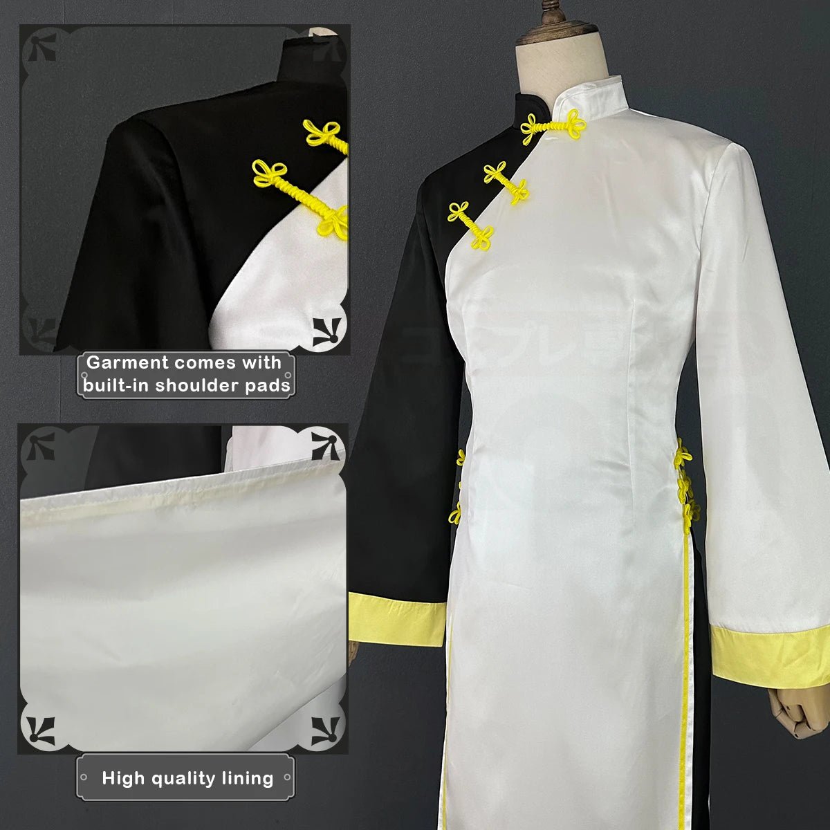 Traje de Cosplay de Bachira de Blue Lock Anime Kung Fu Tang Suit con Peluca de Fibras Sintéticas Ajustable - Fantasia Cosera