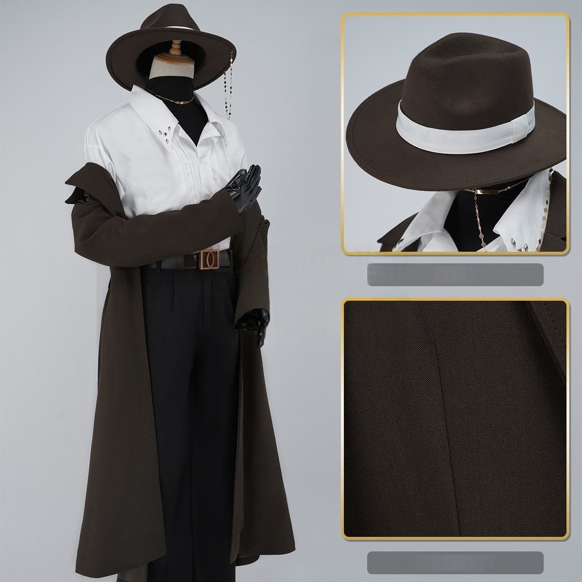 Traje de Cosplay de Chuuya Nakahara - Bungo Stray Dogs Anime - Fantasia Cosera