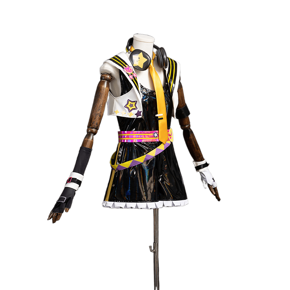 Trajes de Cosplay de Len y Rin de Muse Dash | Concierto Mágico de Project Mirai Sekai Juego Completo - Fantasia Cosera