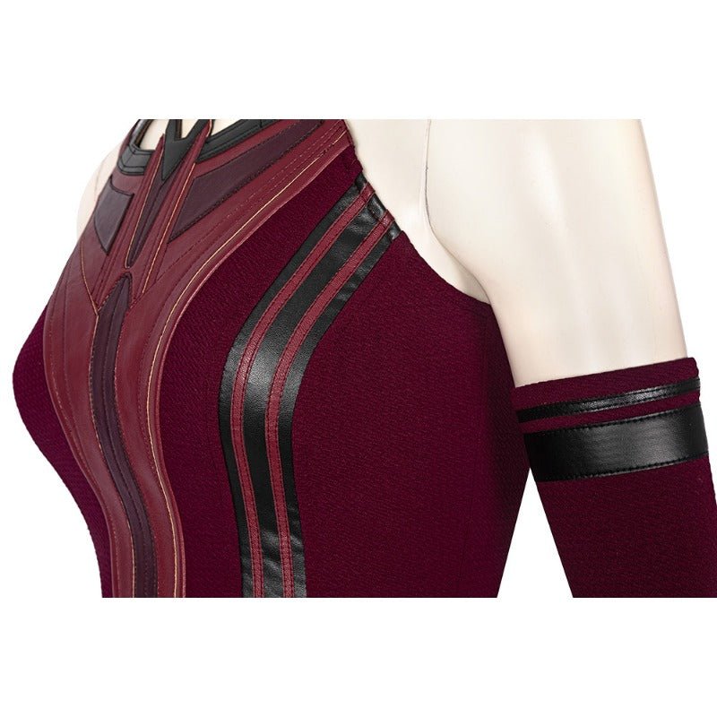 Traje de Cosplay de Bruja Escarlata 2021 WandaVision Nuevo Traje de Wanda para Halloween - Fantasia Cosera