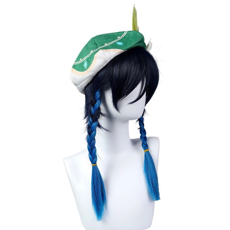 Traje de Cosplay de Venti Genshin Impact Peluca Estilo Chino Disfraz de Halloween para Mujeres - Fantasia Cosera