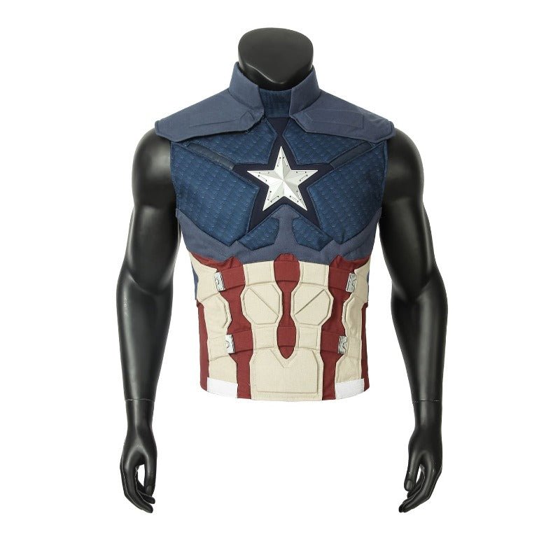 Disfraz de Cosplay de Steven Rogers Capitán América - Uniforme de Héroe para Halloween - Fantasia Cosera