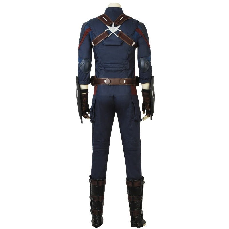 Traje de Cosplay de Captain America Steve Rogers Guerra del Infinito | Fantasía Cosera - Fantasia Cosera