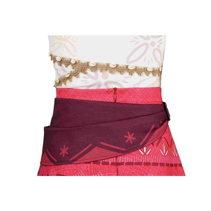 Conjunto de Cosplay de Moana 2 para Mujer - Traje para Escenario de Romance Oceánico - Fantasia Cosera