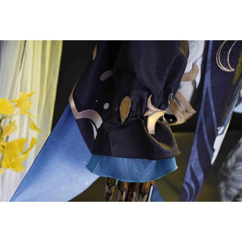 Traje de Cosplay Ganyu Cheongsam de Genshin Impact - Outfit del Festival del Farol de Shen He - Fantasia Cosera